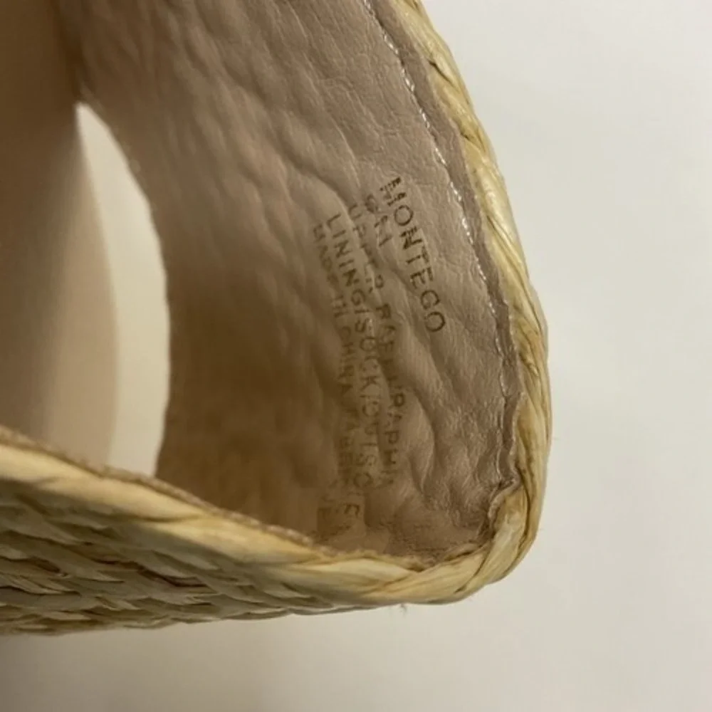 Anthropologie‎ Matisse Montego Woven Wedge Sandal Platform Slides Women 9M China